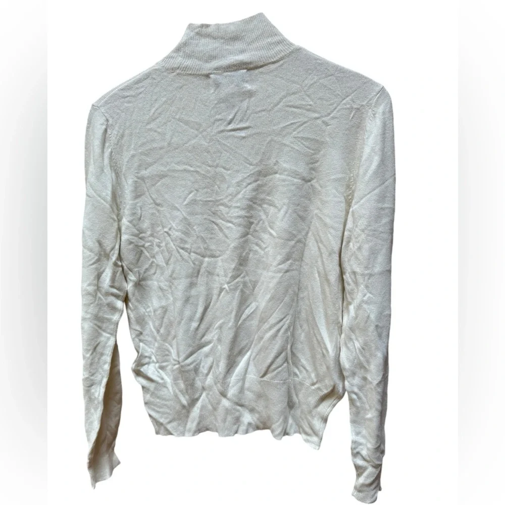 NWT Rena Rowan Beaded Cream Sweater‎